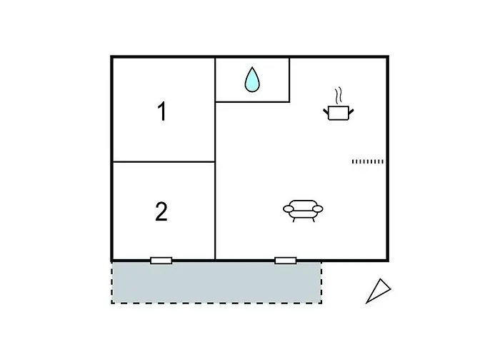 Appartement 2 Bedroom Cozy In